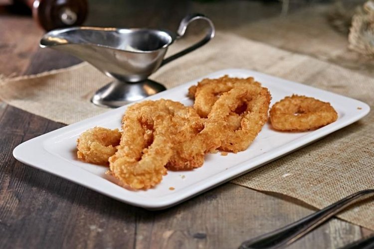 Calamares rebozados sin huevo
