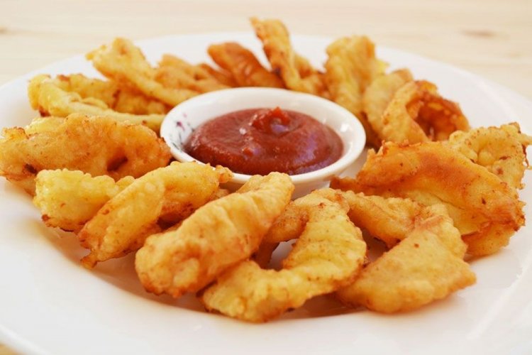 Calamares en rebozado esponjoso