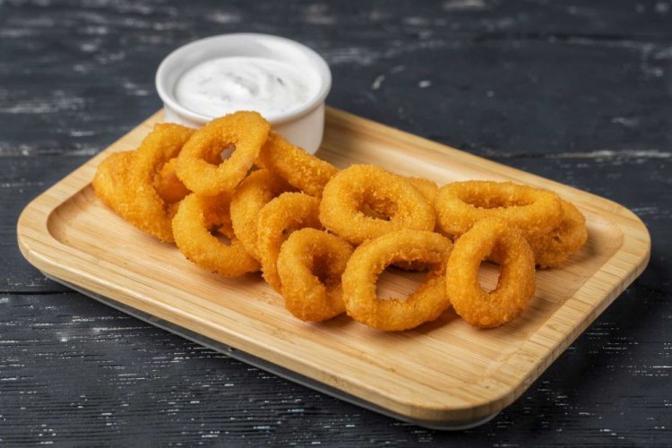 Calamares rebozados con leche sin huevo