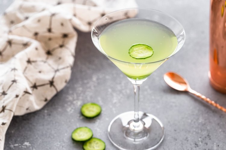 Martini de pepino