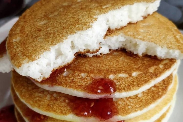 Kefir Pancakes with Rice Flour