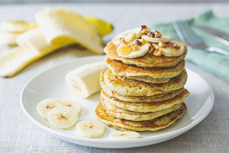 Kefir Pancakes with Banana