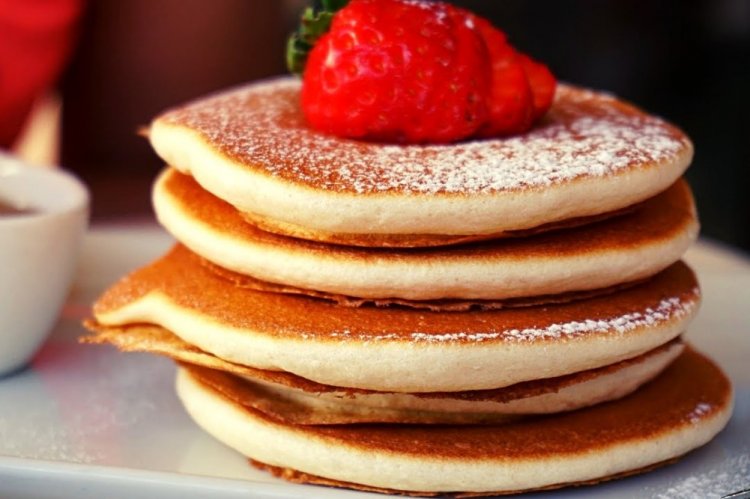 Kefir Pancakes Without Eggs