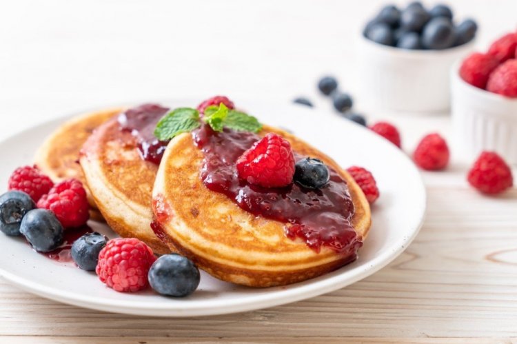 Kefir Pancakes with Filling