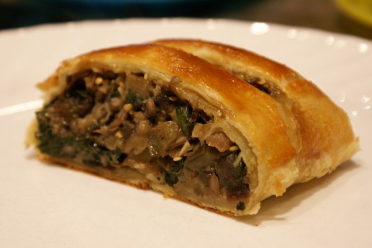 Relleno con carne y berenjenas