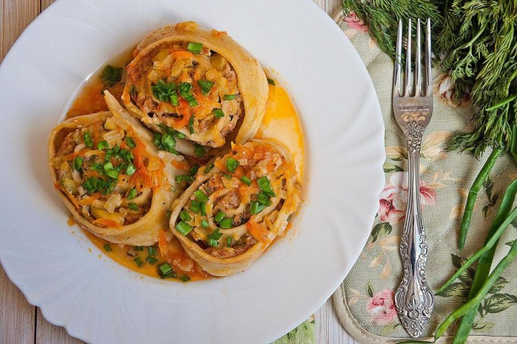 Pelmeni perezosos de masa choux