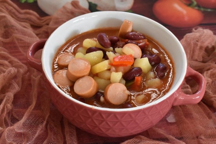 Bean and Sausage Soup