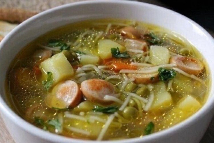 Vermicelli and Sausage Soup