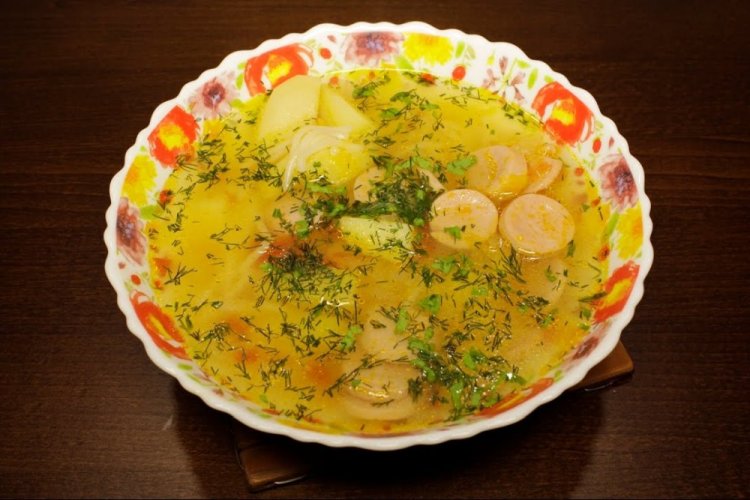 Thick Sausage and Egg Soup