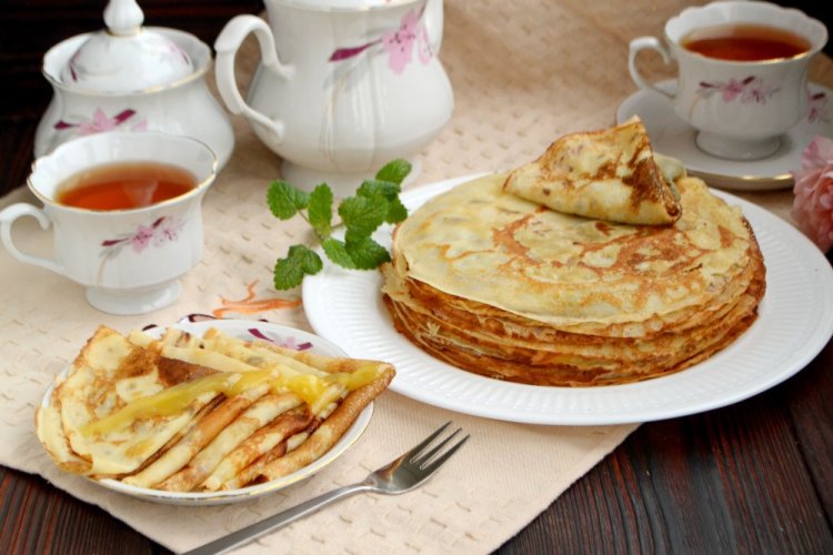 Yeast Pancakes with Whey