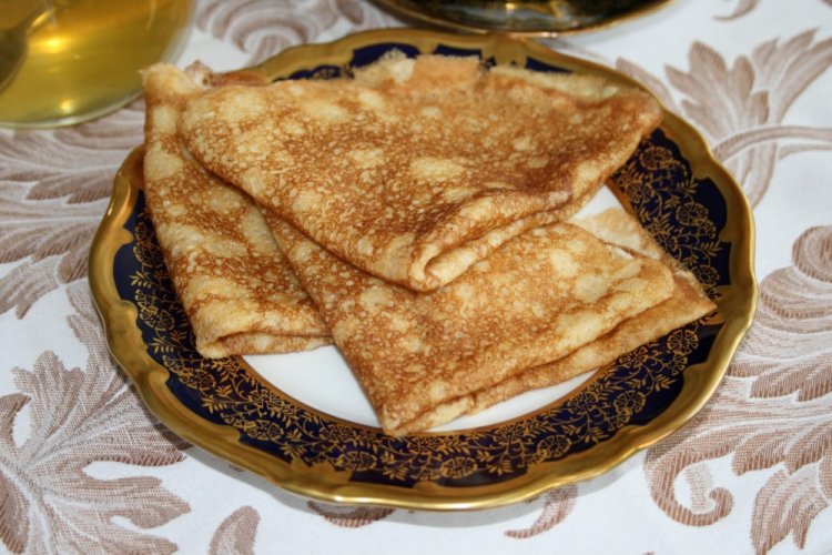 Yeast Pancakes with Rice Flour