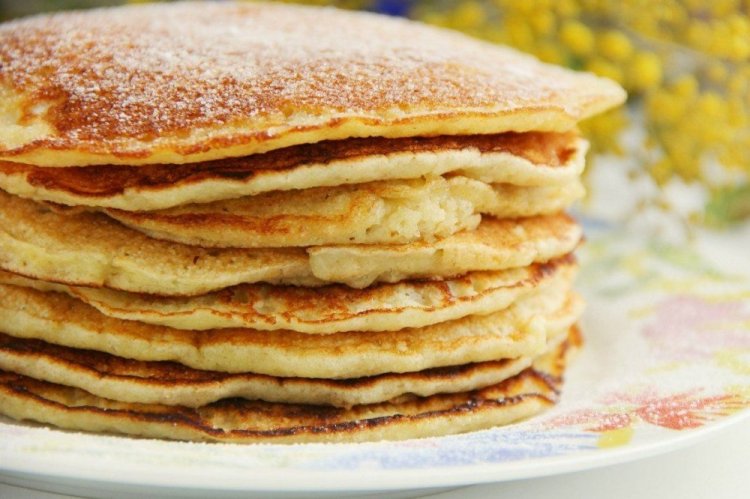 Fluffy Yeast Pancakes