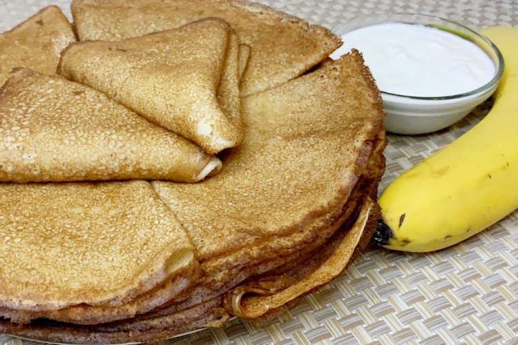 Banana Yeast Pancakes