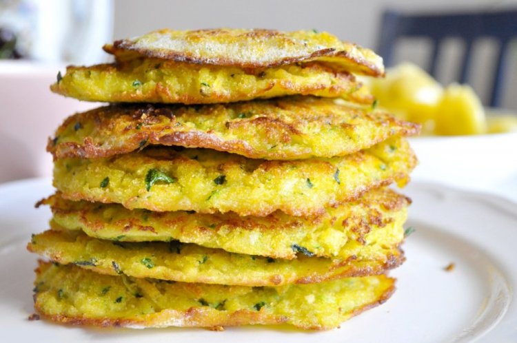 Zucchini Pancakes without Milk