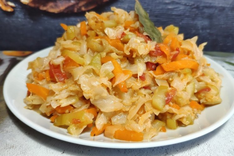 Estofado de verduras con col tierna