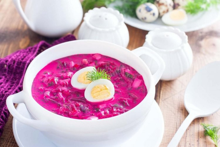 Cold Beetroot Soup (Svekolnik)