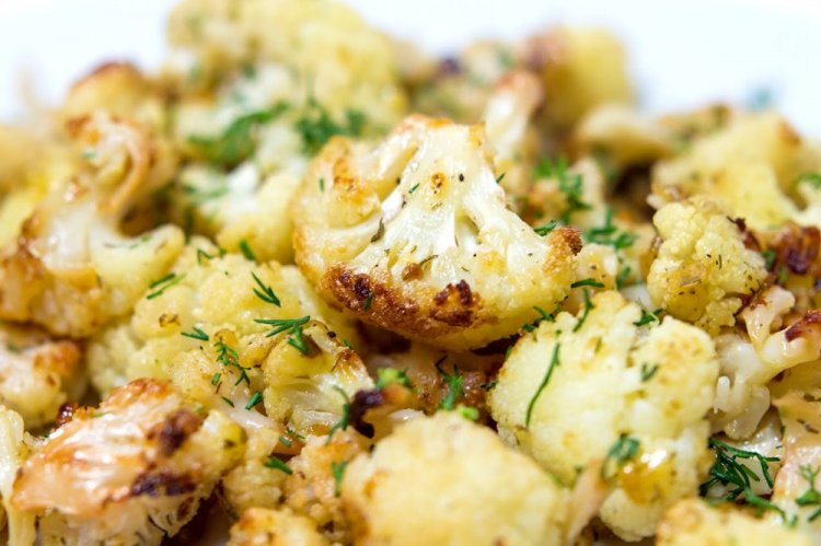 Roasted Cauliflower with Nuts