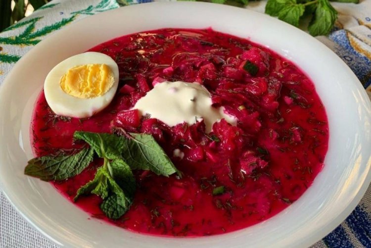 Cold Beetroot Soup (Svekolnik)