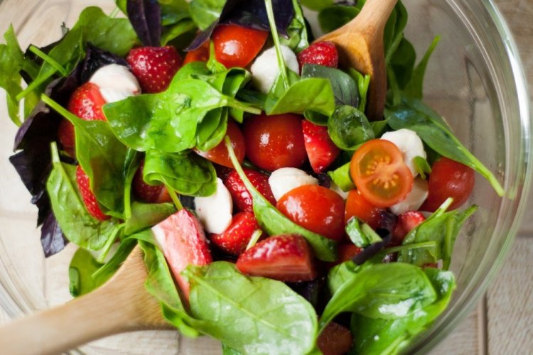 Strawberry and Basil Salad