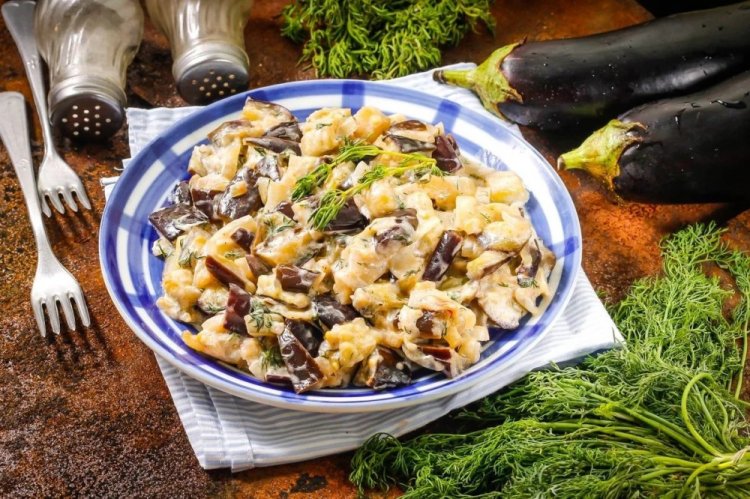 Braised Eggplant in Sour Cream