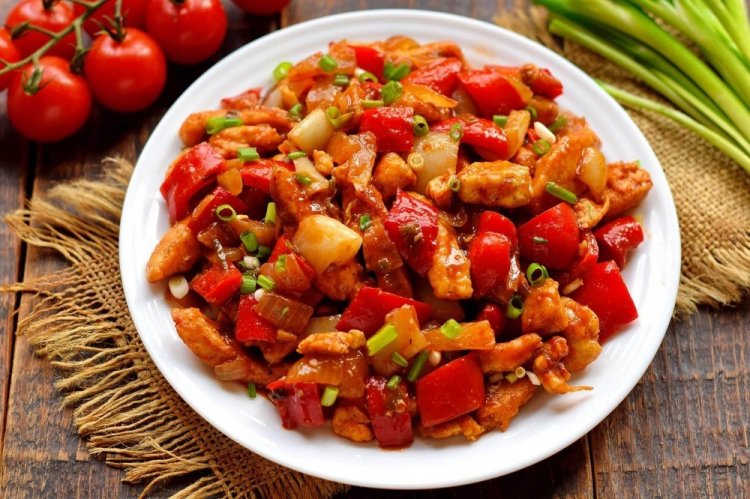 Chicken with Bell Peppers