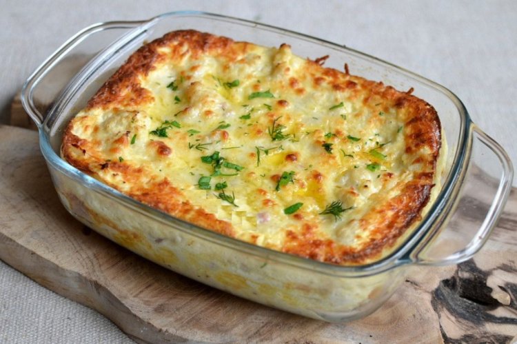 Young Cabbage with Cheese
