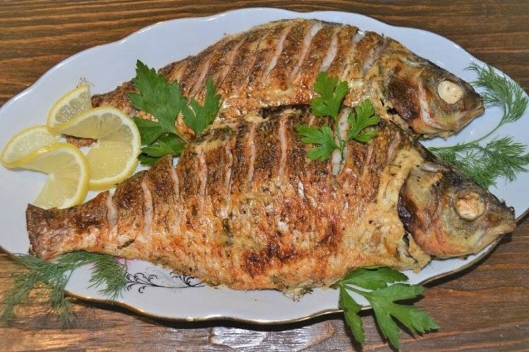 Besugo entero al horno
