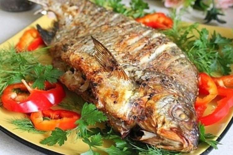 Besugo relleno al horno