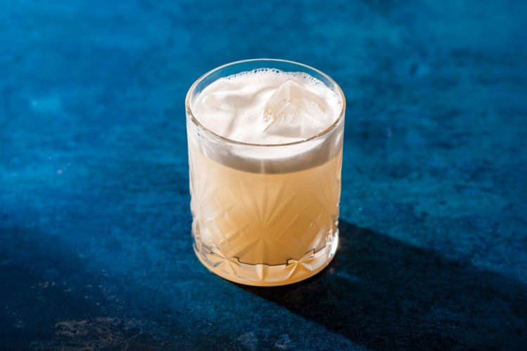 Tequila Sour with Egg White