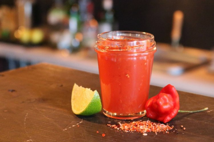 Sangrita with Watermelon Juice
