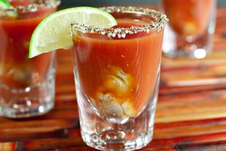 Bloody Mary with Egg