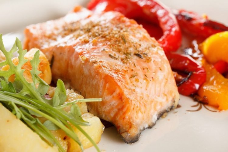 Chum Salmon with Herbs in the Oven
