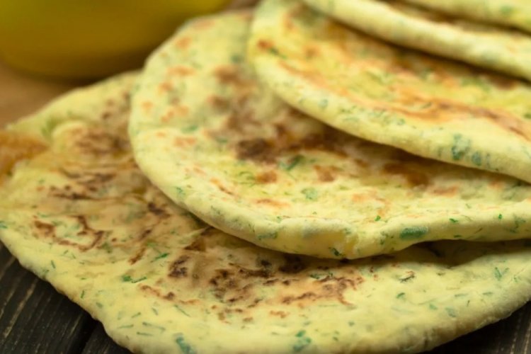 Water Flatbreads with Herbs