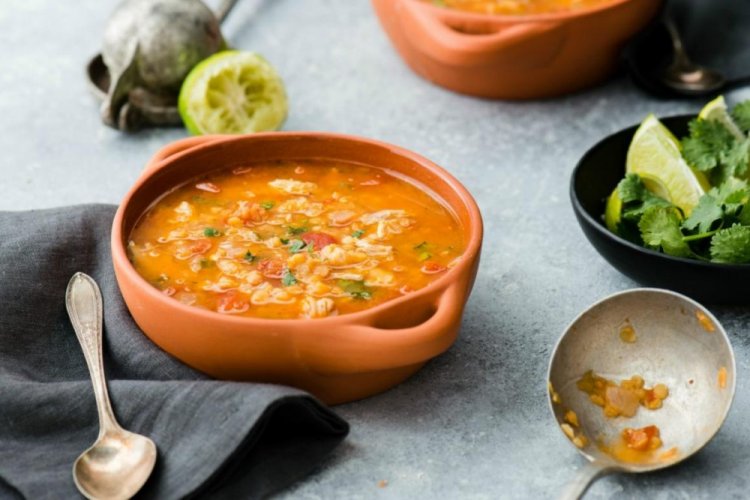 Smoked Chicken and Lentil Soup