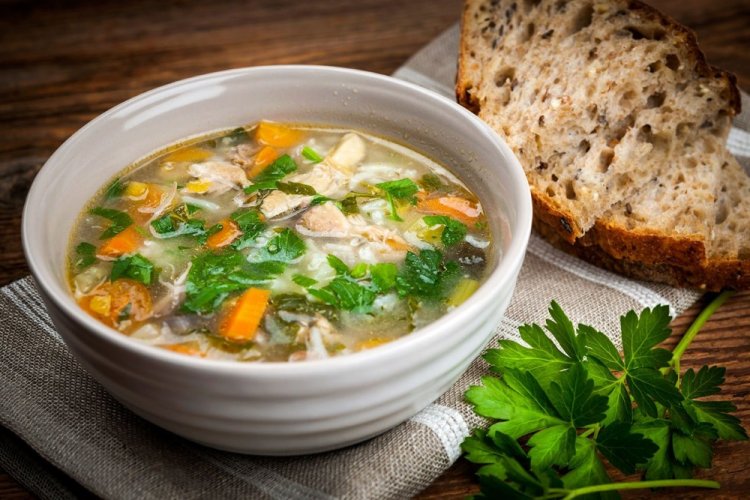 Diet Smoked Chicken Soup
