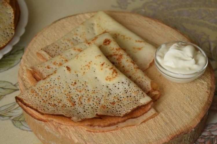 Rice Flour Pancakes with Water