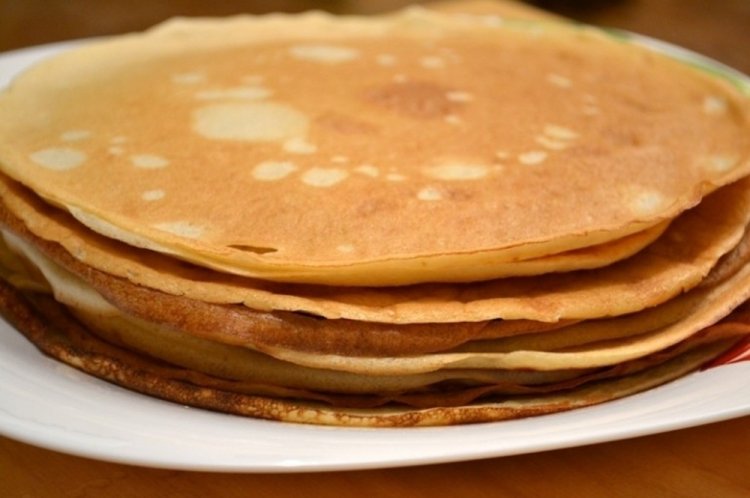 Rice Flour Pancakes with Bananas