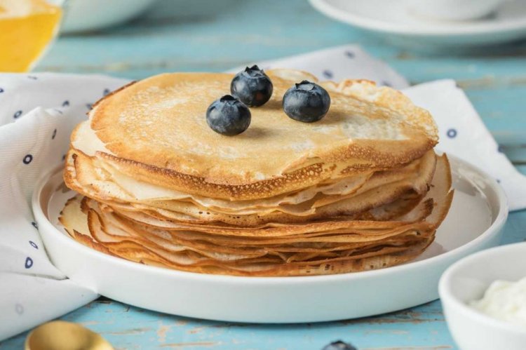 Rice Flour Pancakes with Milk