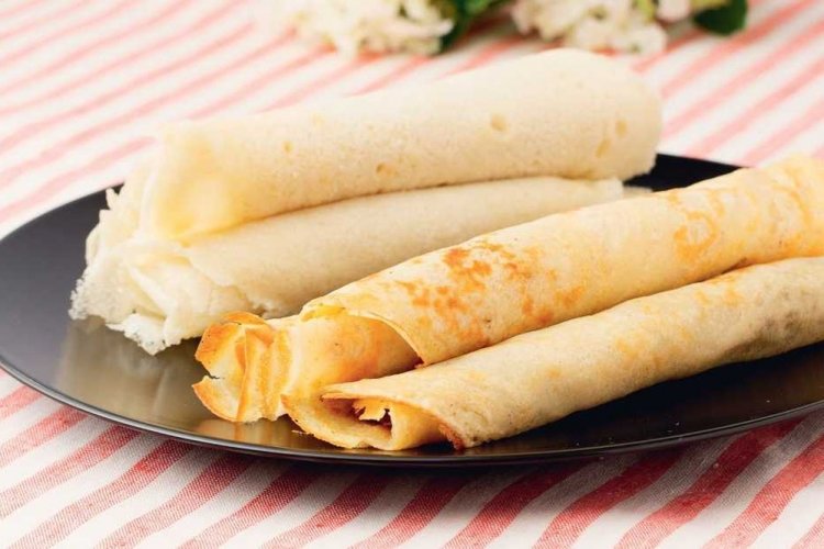 Rice Flour Pancakes with Kefir