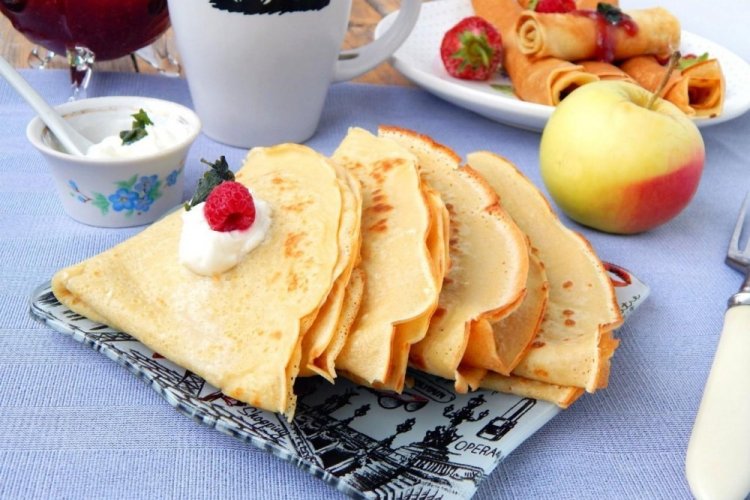 Rice Flour Pancakes with Oat Milk