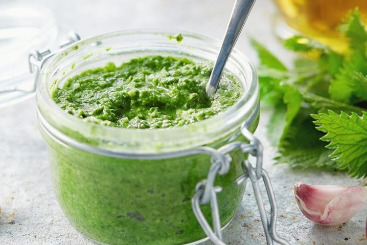 Nettle and Pistachio Pesto