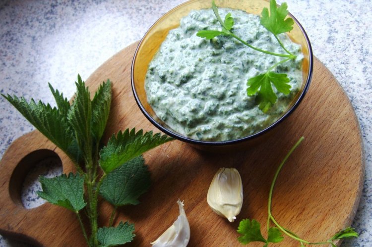 Cottage Cheese with Nettle