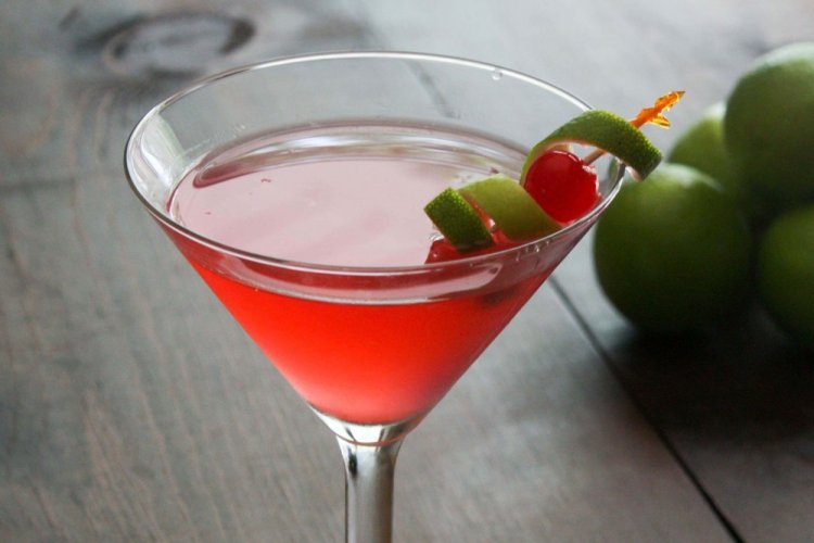 Cosmopolitan with Campari