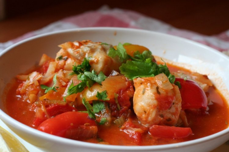 Mullet Stew with Tomatoes