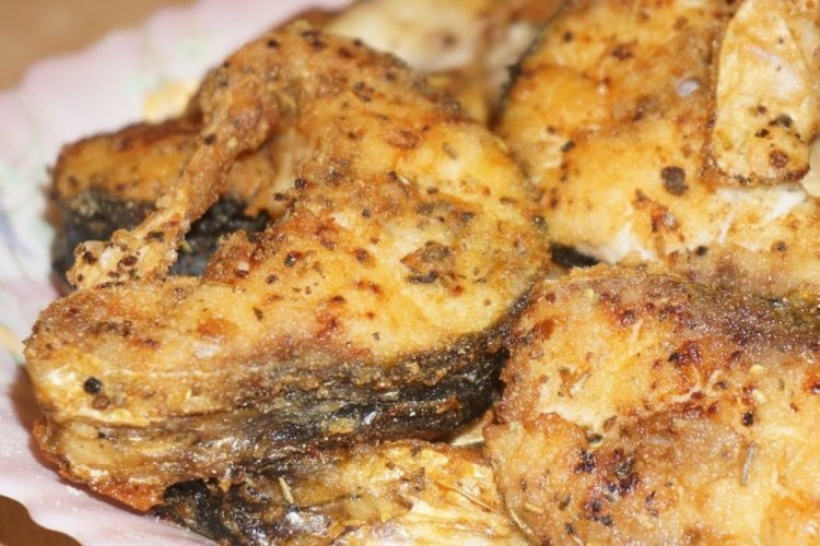 Fried Mullet in Breadcrumbs
