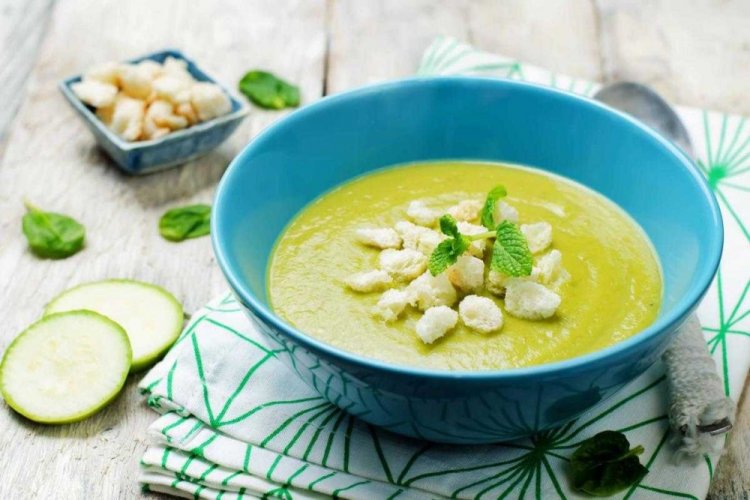 Crema saludable de calabacín