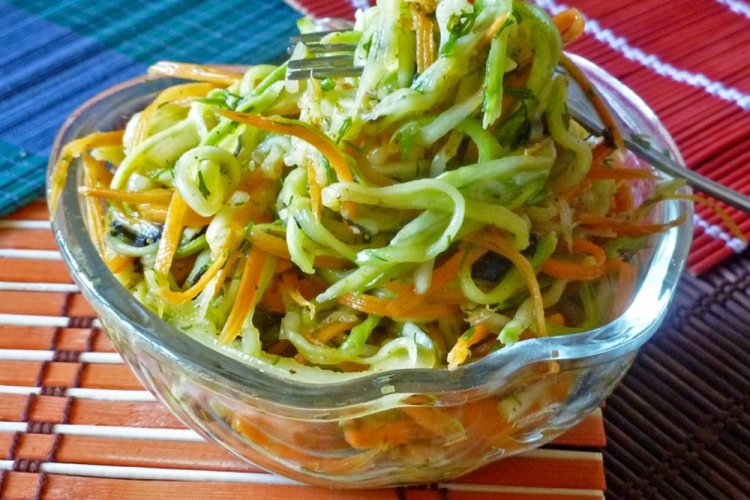 Avocado and Zucchini Salad