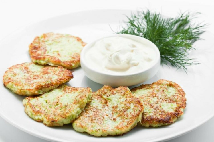 Tortitas de calabacín con harina de avena
