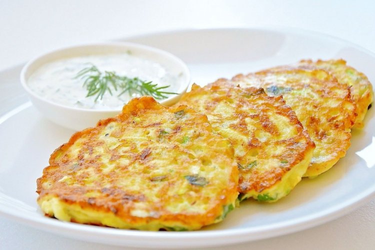 Tortitas de calabacín al horno