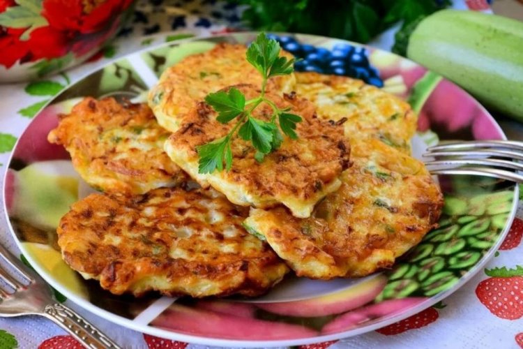 Tortitas de calabacín con patata